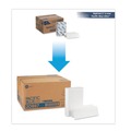 Perforated Roll & Hand Towels | Georgia Pacific Professional 20887 10.2 in. x 10.8 in. 1-Ply Pacific Blue Ultra Folded Paper Towels - White (2200/Carton) image number 4