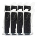 Food Containers & Lids | Dart B12SB 12 oz. 5 in. x 5 in. x 2 in. Plastic PresentaBowls Pro Black Square Bowls - Black (504/Carton) image number 1
