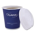 Cup Lids | FLAVIA 25200019 10 oz. Hot Beverage Paper Cup Lids Fits FLAVIA 10 oz. Paper Cup - White (1000/Carton) image number 3