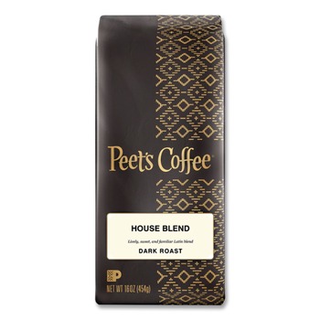 Peet's Coffee & Tea 501619 1 lb. Bag House Blend Ground Bulk Coffee