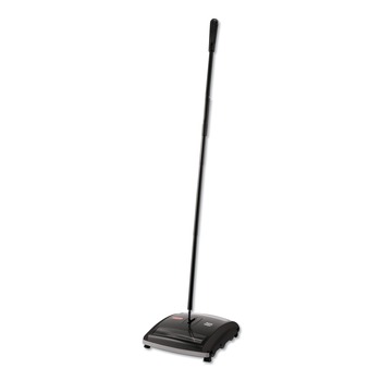 SWEEPERS | Rubbermaid Commercial FG421588BLA 44 in. Handle Brushless Mechanical Sweeper - Black/Yellow