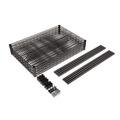 Racks & Shelving | Alera ALESW503618BL NSF Certified Industrial 36 in. x 18 in. x 72 in. 4-Shelf Wire Shelving Kit - Black image number 3