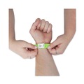 Wristbands | Advantus 91122 9.75 in. x 0.75 in. Numbered Crowd Management Wristbands - Neon Green (500/Pack) image number 5