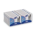 Disposable Knives | Dixie KM507 Heavy Mediumweight Plastic Knives - Black (1000/Carton) image number 1