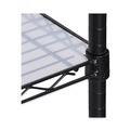 Perforated Roll & Hand Towels | Alera ALESW59SL3618 Plastic 36 in. x 18 in. Shelf Liners for Wire Shelving - Clear (4/Pack) image number 3
