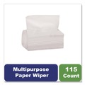 Cleaning Cloths & Wipes | Tork 192124 2-Ply 6.5 x 8.5 Multipurpose Paper Wiper - White (36/Carton) image number 2