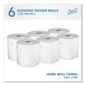 Perforated Roll & Hand Towels | Scott 25703 1-Ply 1150 ft. Pro Hard Roll Paper Towels with Elevated Scott Design for Scott Pro Dispenser - Gray Core Only (6/Carton) image number 1