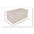 Food Containers & Lids | SCT 2757 9 in. x 5 in. x 4 in. Paper Carryout Boxes - White (250/Carton) image number 2