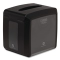 Napkin Dispensers | Georgia-Pacific 54527A Dixie Ultra 7.6 in. x 6.1 in. x 7.2 in. Tabletop Napkin Dispenser - Black image number 1