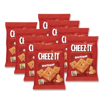 Sunshine KEE12234 1.5 oz. Single-Serving Snack Pack Cheez-It Crackers (8/Box)