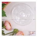 Cup Lids | Dart L32CR Plastic Straw-Slot Cold Cup Lids Fits 30 oz. to 32 oz. Cold Cups - Clear (1000/Carton) image number 2