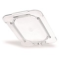 Food Storage Containers & Lids | Carlisle 10336U07 4.31 in. x 6.88 in. x 0.44 in. StorPlus Polycarbonate Flat Universal Plastic Lid - Clear image number 0