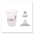 Cups | Eco-Products EP-CR12 20-Packs/Carton 12 oz. BlueStripe 25% Recycled Content Cold Cups - Clear/Blue image number 7