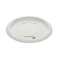 Plates | Pactiv Corp. PSP09EC EarthChoice Pressware 9 in. dia Compostable Dinnerware, Plate - White (450/Carton) image number 1