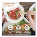 Food Containers & Lids | World Centric BO-SC-U32-LFP 32 oz 7.4 x 7.4 x 3.2 Fiber Paper Bowls - Natural (500/Carton) image number 1
