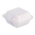 Food Containers & Lids | Hoffmaster 883173 1.5 in. x 24 in. Peel and Seal Tamper Evident Food Container Paper Bands - White (2500/Carton) image number 2