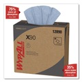 Perforated Roll & Hand Towels | WypAll 12890 X90 POP-UP Box 2-Ply 8.3 in. x 16.8 in. Cloths - Denim Blue (68/Box, 5 Boxes/Carton) image number 5