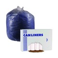 High-Density Trash Bags | Boardwalk Z4833RNKR01 16 Gallon 6 mic 24 in. x 33 in. Perforated Roll High-Density Can Liners - Natural (50 Bags/Roll, 20 Rolls/Carton) image number 3