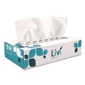 Facial Tissues | Livi VPG Select 11513 2-Ply Flat Box Facial Tissue - White (30 Boxes/Carton) image number 1