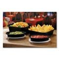 Food Containers & Lids | Pactiv Corp. OC12B Newspring VERSAtainer 6.8 x 4.8 x 1.45 12 oz Oval Plastic Microwavable Containers - Black/Clear (150/Carton) image number 2