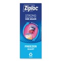 Resealable Bags | Ziploc 351177 6.97 in. x 7.7 in. 32 oz. Zipper Freezer Bags - Clear (38 Bags/Box, 9 Boxes/Carton) image number 6