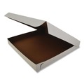 Pizza Boxes | SCT SCH 1450 16 in. x 16 in. x 1.88 in. Paper Lock-Corner Pizza Boxes - White (100/Carton) image number 1