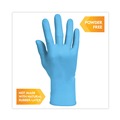 Food Service Disposable & Single Use Gloves | Ansell 54189 4 mil Thick 9.5 in. Long Powder-Free G10 Comfort Plus Blue Nitrile Gloves - Extra Large, Light Blue (100/Box, 10 Boxes/Carton) image number 3