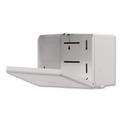 Towel Dispensers | Georgia Pacific Professional 56701 11.63 in. x 6.63 in. x 8.13 in. Space Saver Steel Singlefold Towel Dispenser - White image number 2