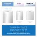 Perforated Roll & Hand Towels | Scott 01040 8 in. x 800 ft. 1.5 in. Core 1-Ply Essential Hard Roll Towels - White (12 Rolls/Carton) image number 9