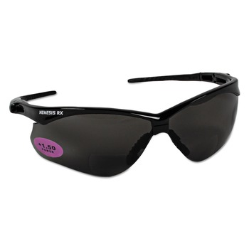 Ansell KCC 22516 Nemesis Readers Safety Glasses - Smoke Frame/Smoke Polycarbonate Lens