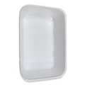 Food Containers & Lids | GEN 20KWH 12 in. x 8.7 in. x 2.45 in. No. 20K Foam Meat Trays - White (125/Carton) image number 1