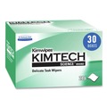 Cleaning Cloths & Wipes | Kimtech 34120 Kimwipes 4.4 in. x 8.4 in. Delicate Task Wipers - Unscented, White (280/Box, 30 Boxes/Carton) image number 2