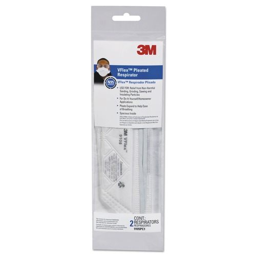 Respiratory Protection | 3M 9105 N95 VFlex Particulate Respirator - Standard Size (50/Box) image number 0