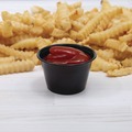 Cups | Dart P400BLK 4 oz. Polystyrene Portion Cups - Black (2500/Carton) image number 5