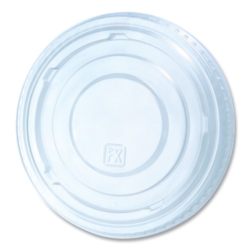 Cup Lids | Fabri-Kal LKC1624F 16 oz to 24 oz Greenware Plastic Cold Drink Lids - Clear (1000/Carton) image number 0