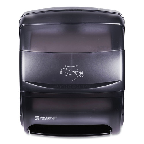 Towel Dispensers | San Jamar T850TBK 11.5 in. x 11.25 in. x 13.5 in. Integra Lever Roll Towel Dispenser - Black Pearl image number 0