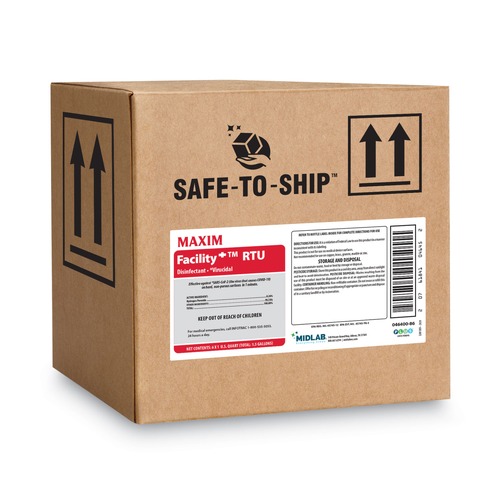 Disinfecting & Cleaning Solutions | Maxim 046400-86 FacilityPlus RTU 32 oz. Safe-to-Ship Disinfectant - Unscented (6/Carton) image number 0