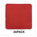 Cleaning Cloths & Wipes | Rubbermaid Commercial 1820581 16 in. x 16 in. Microfiber Cleaning Cloths - Pink (24/Pack) image number 4