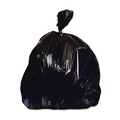 High-Density Trash Bags | Heritage Z8048VK R01 40 in. x 48 in. 45 Gallon 16 mic High-Density Waste Can Liners - Black (250/Carton) image number 1