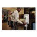 Hand Sanitizer Accessories | Dial Professional 09495EA FIT 15.7 in. x 15.7 in. x 58.3 in. Touch Free Dispenser Floor Stand - White image number 8