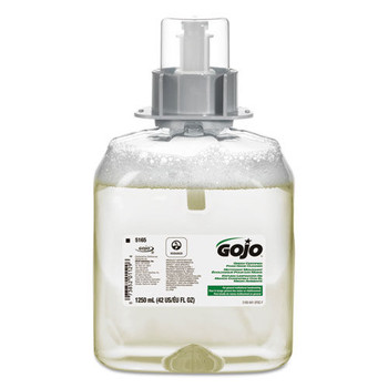GOJO Industries 5165-03 1,250 mL Green Certified Foaming Hand Cleaner Refill for FMX-12 Dispenser - Unscented
