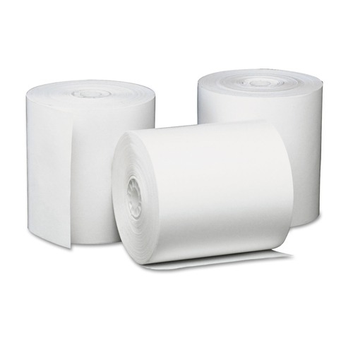 Perforated Roll & Hand Towels | Universal UNV35763 3.13 in. x 230 ft. Direct Thermal Printing Paper Rolls - White (50/Carton) image number 0