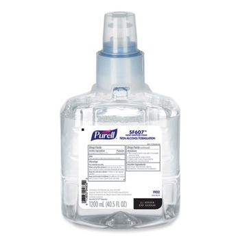 HAND SANITIZERS | PURELL 1902-02 SF607 1200 mL Instant Foam Hand Sanitizer Refill - Fragrance Free (2/Carton)