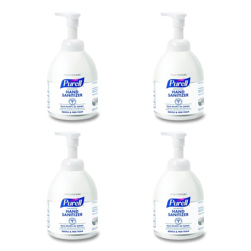 Hand Sanitizers | PURELL 5791-04 535 mL Bottle Green Certified Advanced Instant Foam Hand Sanitizer (4/Carton) image number 0