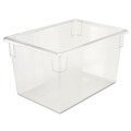 Food Storage Containers & Lids | Rubbermaid Commercial FG330100CLR 21.5 Gallon 26 in. x 18 in. x 15 in. Food/Tote Boxes - Clear image number 1