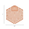 Toilet & Urinal Deodorizers | Fresh Products 3WDS-F-010I060M-04 Wave 3D Urinal Deodorizer Screen - Mango Scent, Orange (10/Box) image number 3