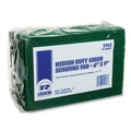 Scouring Pads & Sticks | AmerCareRoyal S960 6 x 9 Medium-Duty Scouring Pad - Green (60/Carton) image number 3