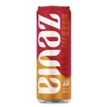 Energy Drinks | Zevia 01951-12 12 oz Can Mango Ginger Zero Sugar Naturally Sweetened Energy Drink (12/Carton) image number 1