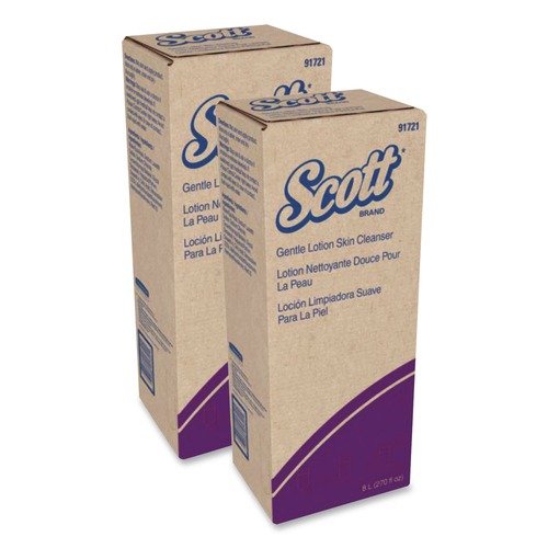 Soap Refills | Scott 91721 8L Lotion Hand Soap Cartridge Refills - Floral Scent (2/Carton) image number 0
