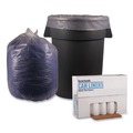 Low-Density Trash Bags | Boardwalk X8647SCKR01 43 in. x 47 in. 1.1 mil 56 gal Low Density Repro Can Liners - Clear (100/Carton) image number 1